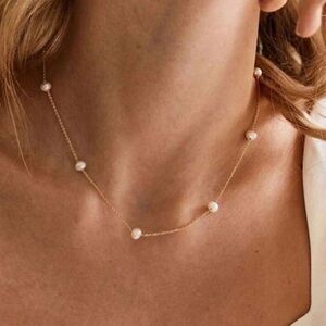 Boho Pearl Necklace A1297